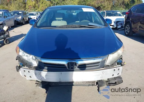 2012 Honda Civic Lx z USA, uszkodzony, nr VIN 19XFB2F58CE359949